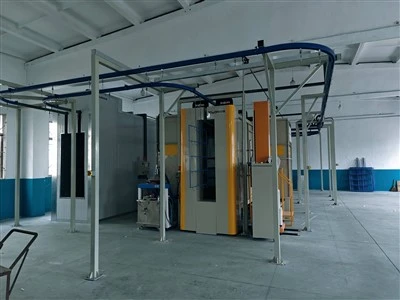 Компактна автоматична лінія порошкового фарбування